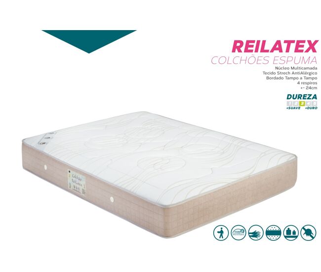Colchão viscoelástico toplatex enrolável 160x200