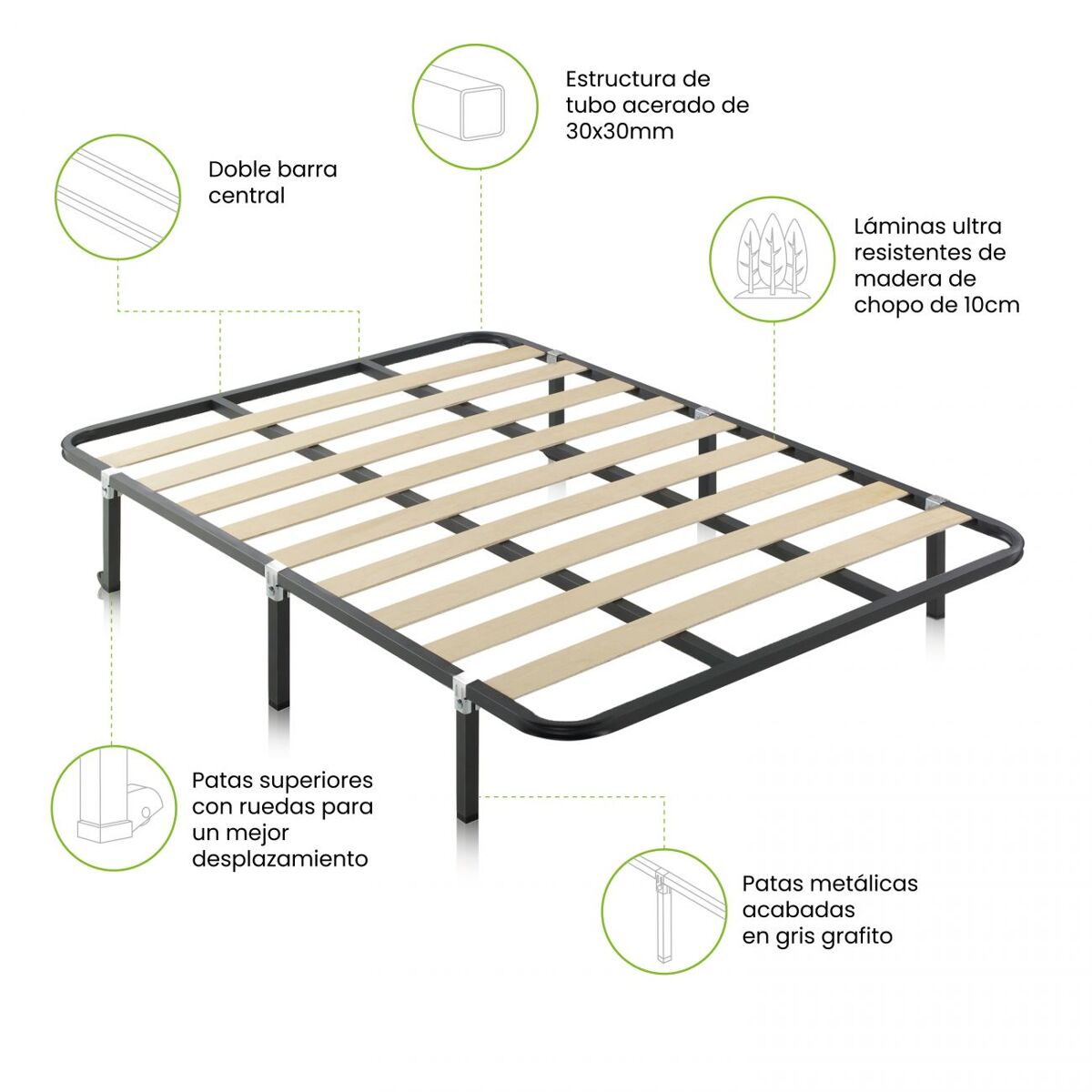 Estrado de ripas RX Silver