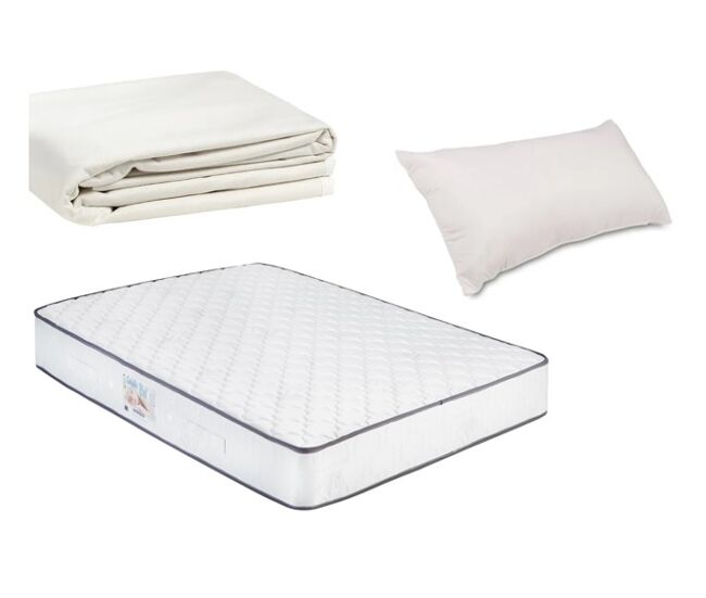 Pack colchão + resguardo + almofada 88x183