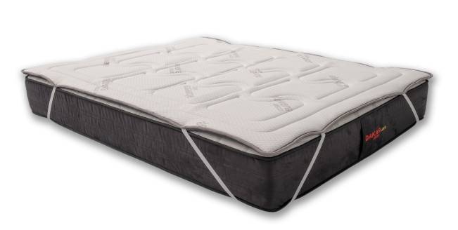 Topper sobre-colchão anti-acaros e anti-fungos viscoelástico 160x200