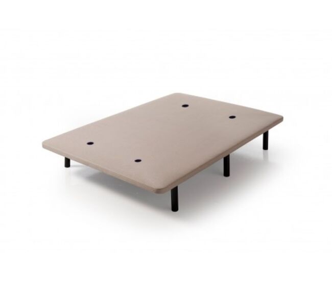Base estofada 3d de luxo 105x190 tecido respirável e antiderrapante