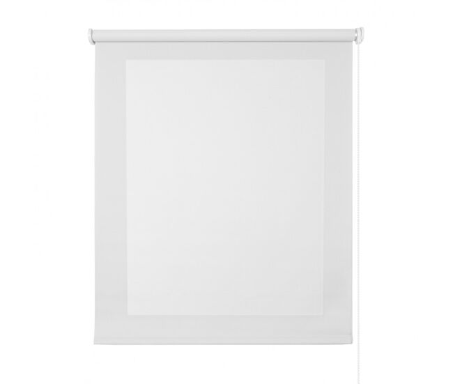 Estores screen blackout e isolamento térmico estore de rolo com tecido técnico branco 60 x 180 cm