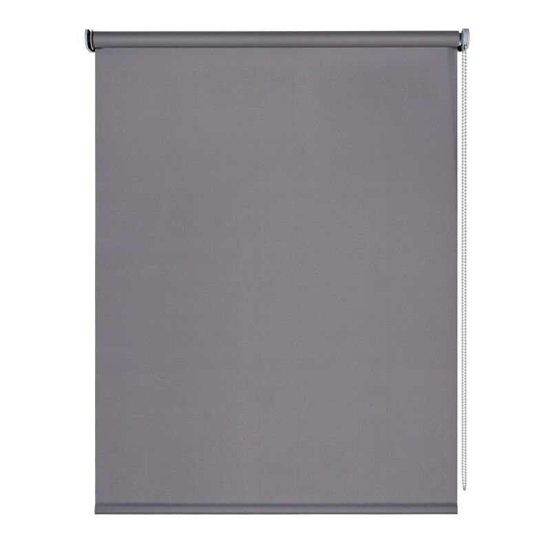 Estores blackout estore de rolo opaco cinza escuro 45 x 180 cm