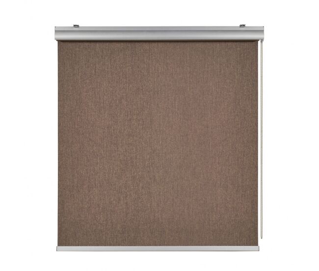 Estores blackout estore de rolo opaco com acabamentos premium marrom 60 x 250 cm
