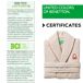 Benetton 360 GSM 100% algodão Benetton 360 GSM 100% algodão Bege
