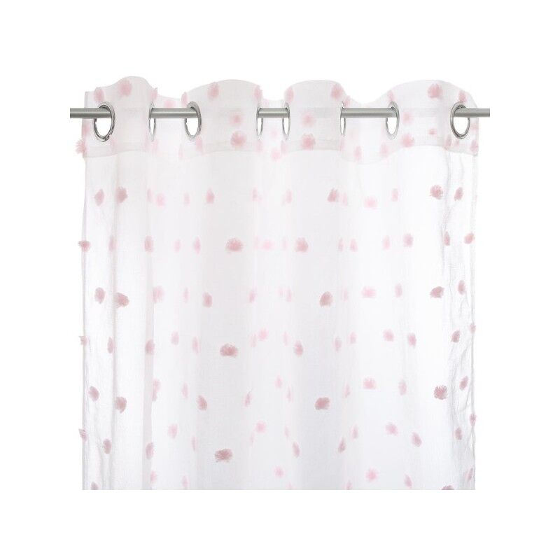 Cortina de poliéster rosa 240x140cm