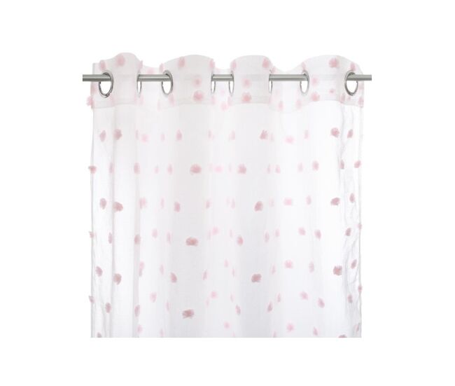 Cortina de poliéster rosa 240x140cm