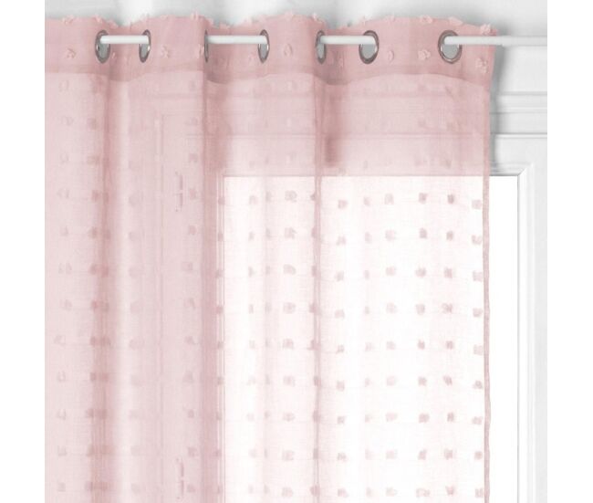 Cortina de poliéster rosa 240x140cm