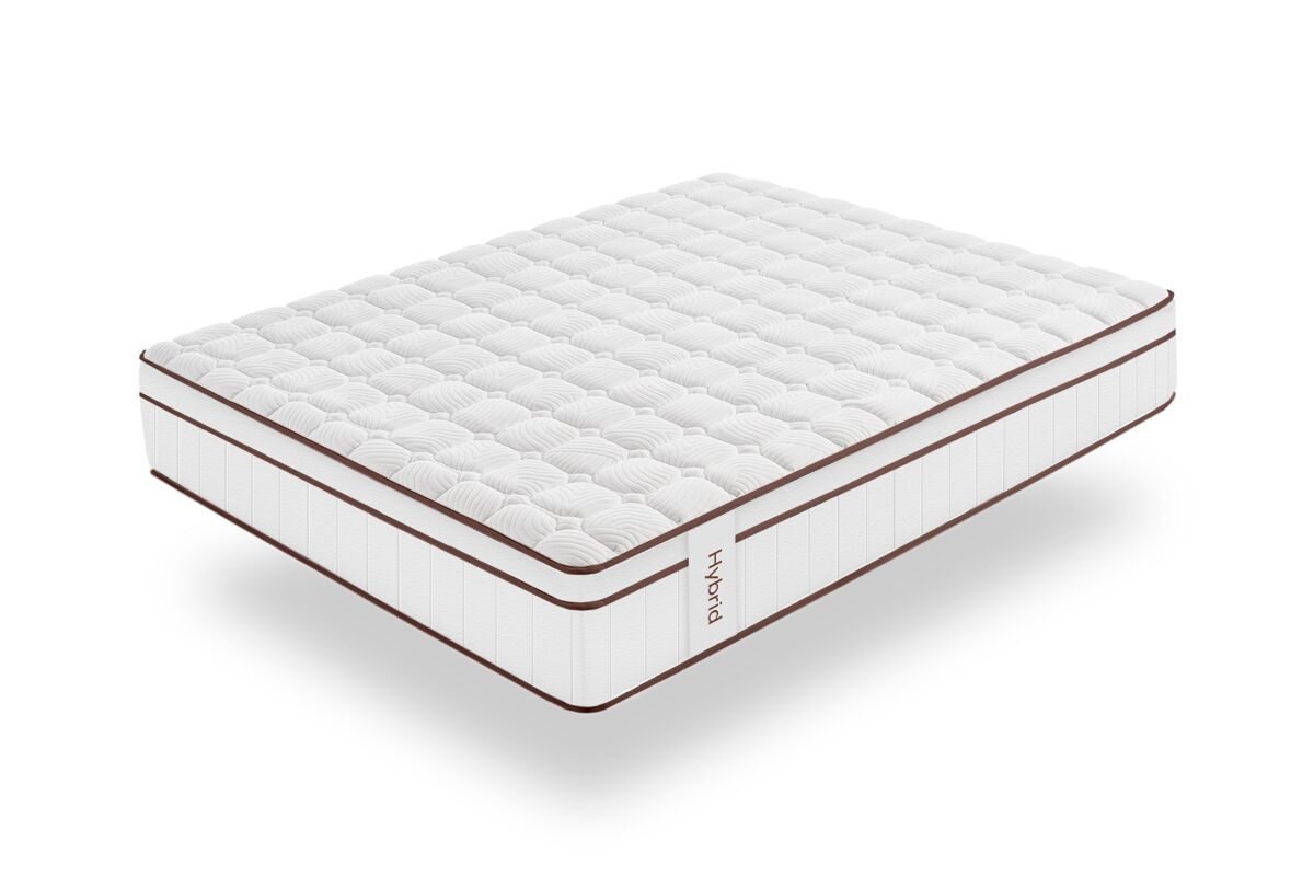 Colchão molas ensacadas hybrid branco 30 cm - 80x190 cm - moonia