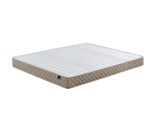 Colchão 135x180 cm altamente respirável firmeza média núcleo flexível fibras naturais (15-16 cm)