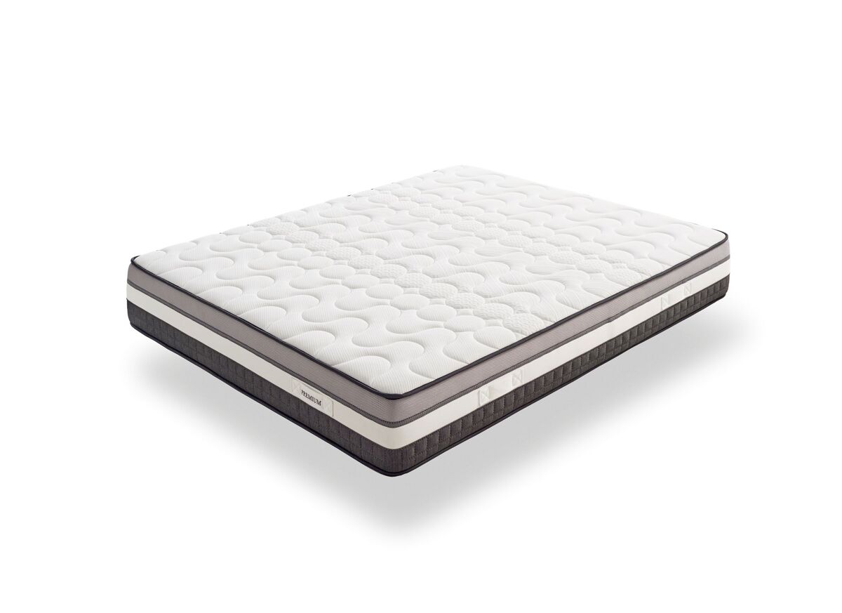 Colchão visco luxury memory gel premium 180x180 cm, altura 30 cm +/- 2 - firmeza: média-alta