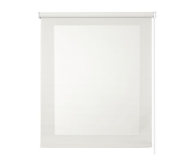 Estores screen blackout e isolamento térmico estore de rolo com tecido técnico branco 140 x 250 cm