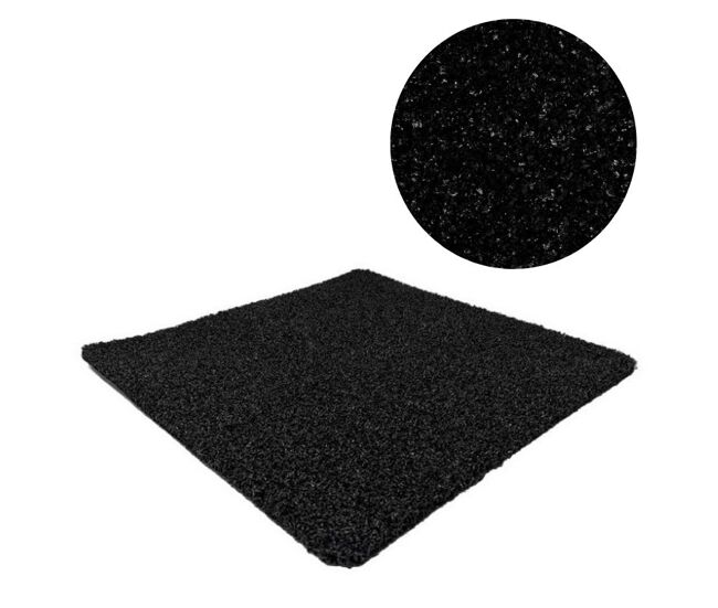 Grama artificial 8mm / 1x30 (30m3) / 34000 pontos m2 / preto noite