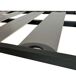 Base de cama larga, reforço central e ripas Poplar-Flex sem pernas Base de cama larga, reforço central e ripas Poplar-Flex sem pernas