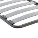 Base de cama Neo Wide Shelf com tubo de aço e ripas Poplar-Flex sem pernas Base de cama Neo Wide Shelf com tubo de aço e ripas Poplar-Flex sem pernas