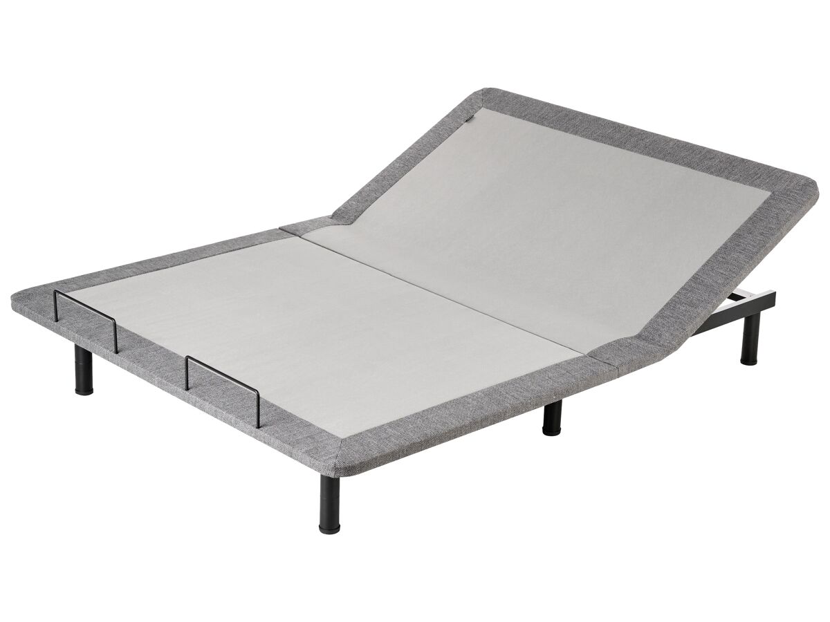 Beliani Base de cama eletricamente ajustável Ferro BRUNOY