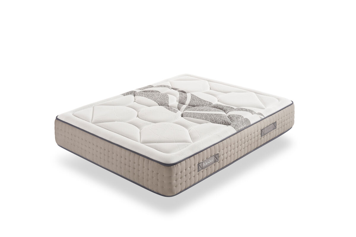Colchão pocketsprings söner 105x200 | häusbed | altura 30cm | dupla face viscoelástico airgel+supersoft + biofibra | tecido jacquard 390g | grande