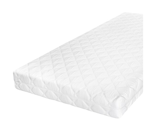 Colchão 80x180 anti-ácaros de espuma de coco 15 cm arlo blanc