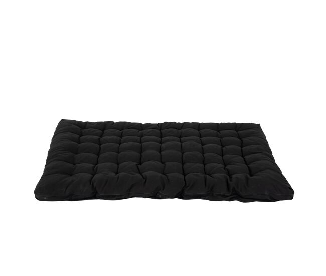 Colchão dobrável de algodão preto 190x135x10 cm para quarto camping e uso no carro estilo moderno confortável e acolchoado espesso ideal para sono