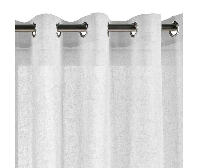 Cortinado com ilhós brancos cortinas para sala de estar cortinas tanslúcidas 280 x 300