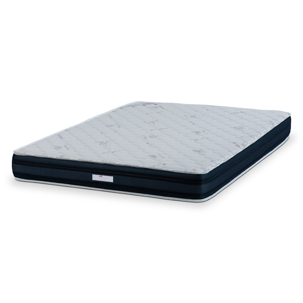 Colchão viscoflex ortopédico - bloco de espuma 25 rs e viscoelástico, 22 cm (190x200 cm).