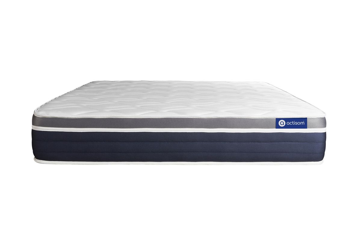 Colchão actisom actiflex confort (133x183 cm - molas ensacadas y viscoelástica- altura: 26 cm)
