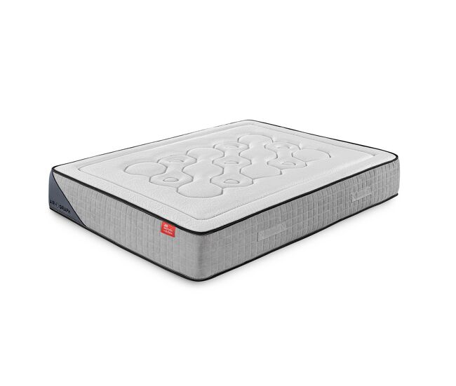 Colchão air graph - espuma 200 x 140 cm, altura 28 cm, acolchoamento com grafeno.