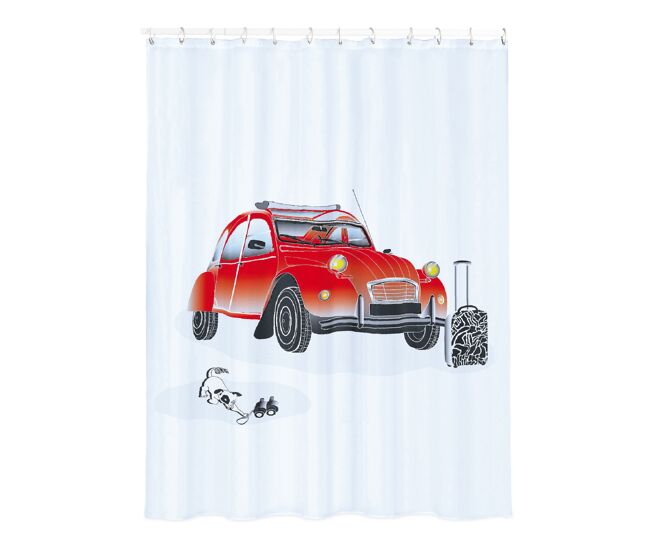 Curtain de banho de poliéster180x200 guarda -chuvas "2cv"
