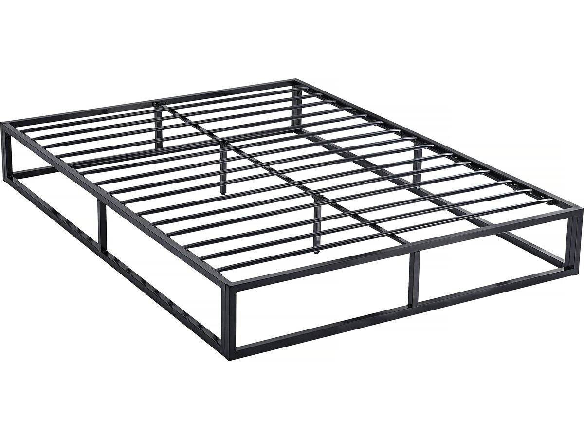 Estrutura de cama metálica 140 x 190 - noir