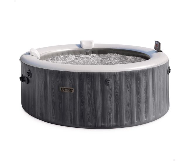 Spa inflável intex bubble massage greywood deluxe para 6 pessoas d216x71 cm
