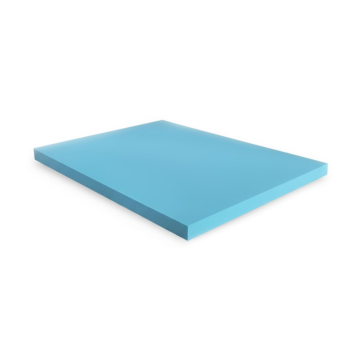 Topper viscoelástico 120x200cm - sobrecolchão viscogel - espessura 5cm - fusion home