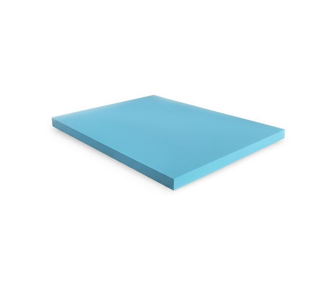 Topper viscoelástico 120x200cm - sobrecolchão viscogel - espessura 5cm - fusion home