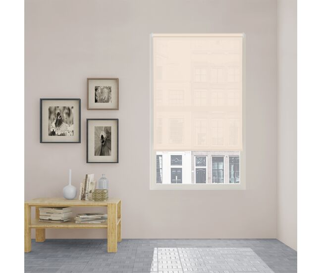 Estore de rolo easy fix screen abertura 10% bege 45 x 190cm
