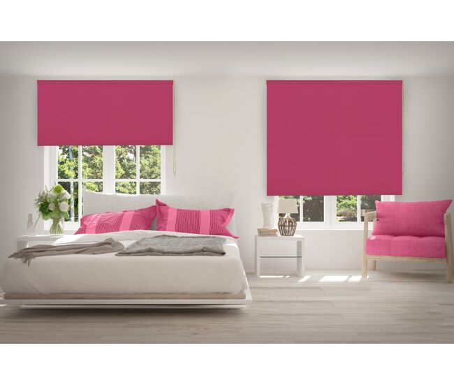 Estore de rolo opaco fucsia 120 x 250cm