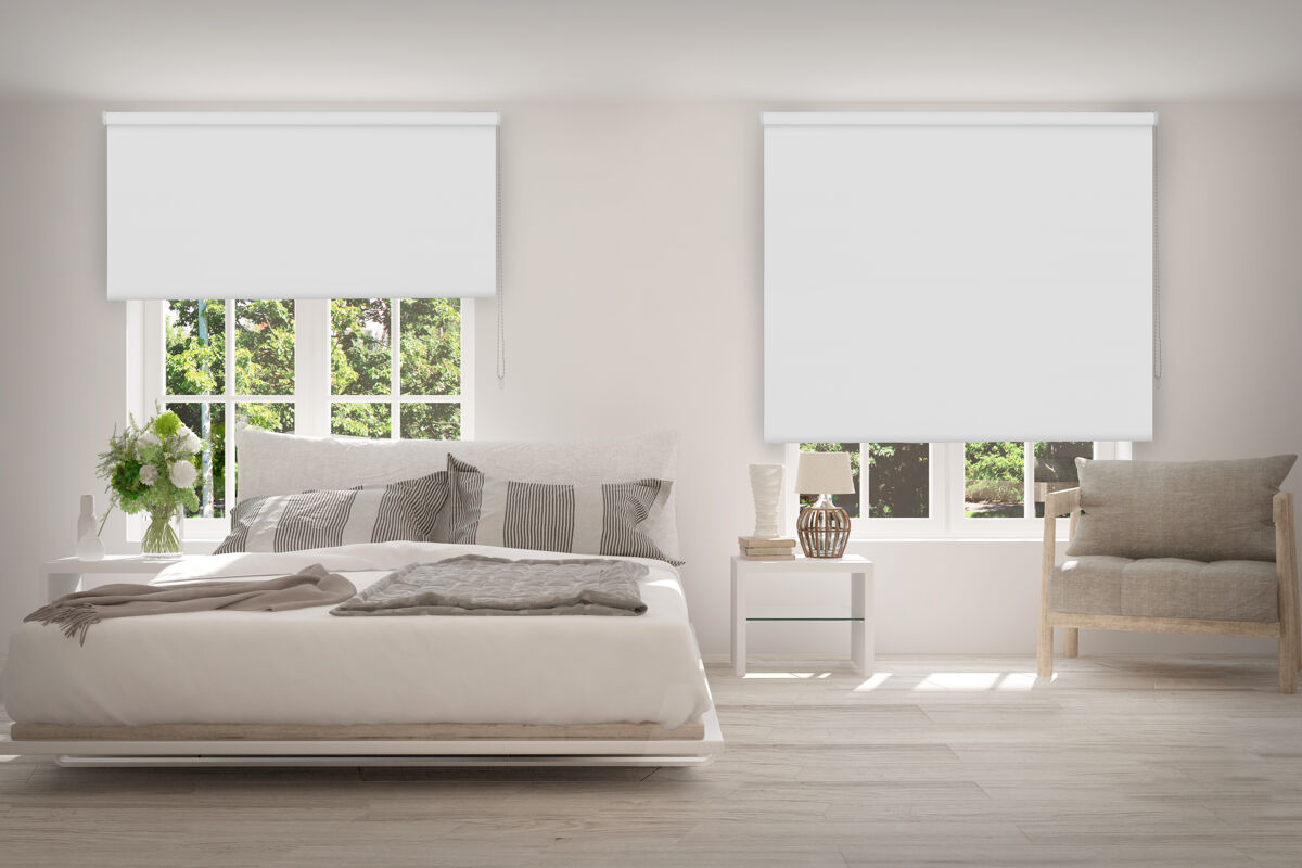 Estore de rolo opaco branco 220 x 250cm