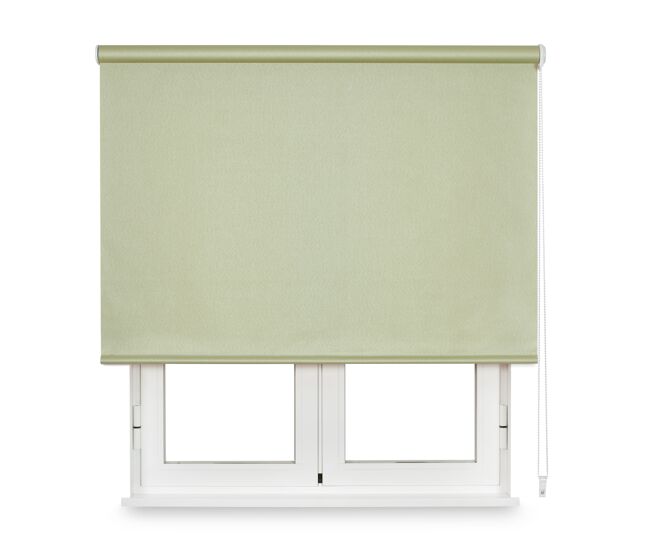 Estore de rolo translúcido metallics verde 150 x 190cm