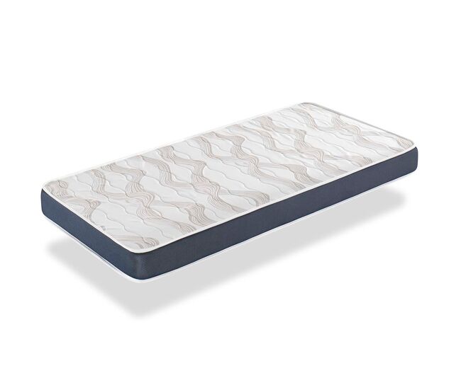 Colchão bebê baby bleu 57x117 altura 11 cm núcleo perfurado e antibacteriano