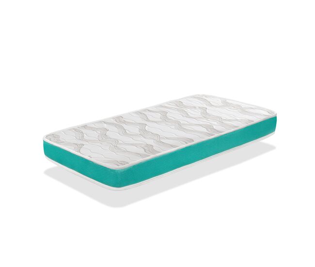 Colchão bebê berço 57x117 eko baby altura 11 cm, núcleo de espuma perfurado e respirável