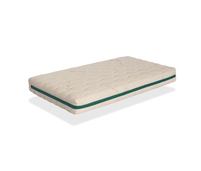 Colchão berço 57x117 orgânico baby star altura 11 cm, núcleo de espuma perfurada