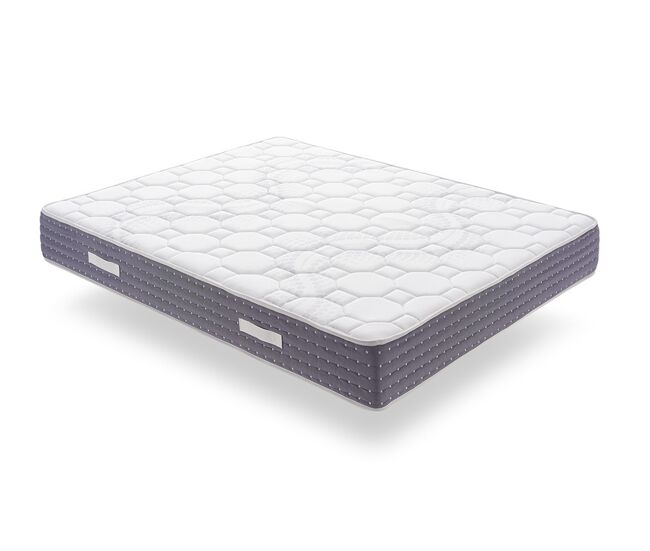 Colchão matris 200 x 200 com molas ensacadas e espuma viscoelástica, altura de 30 cm (+/- 2 cm), com espuma viscoelástica em gel e camada supermacia.