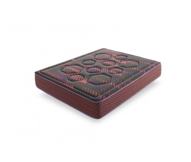 Colchão visco luxury gamer exclusive h26 - 140*190. tecido 3d cinza de alta ventilação.