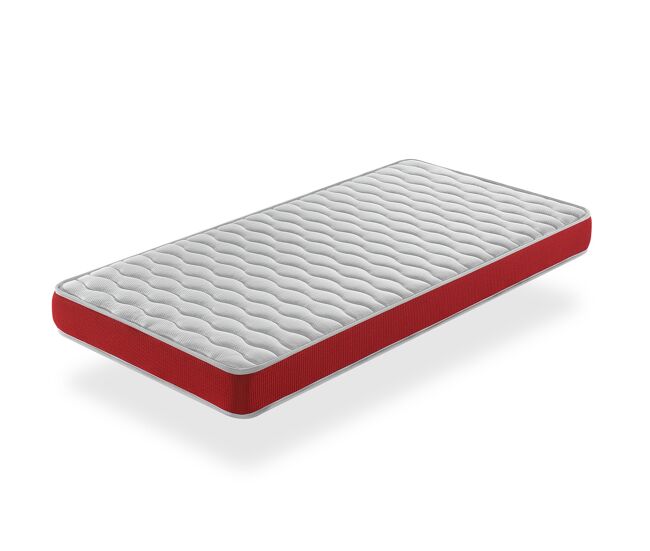 Colchão de berço 70x140 de espuma velvet, altura 11 cm, respirável e ergonómico. firmeza ideal para os bebés