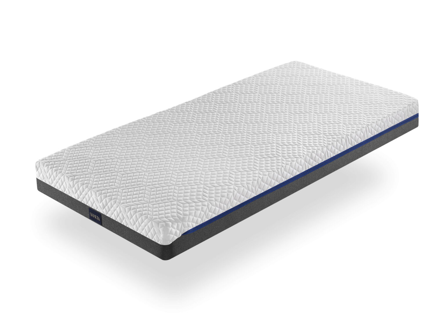 Colchão de espuma de memória juvenil PLATON, Altura 20 CM, Viscoelástico, ergonômico, removível e respirável. Montessori