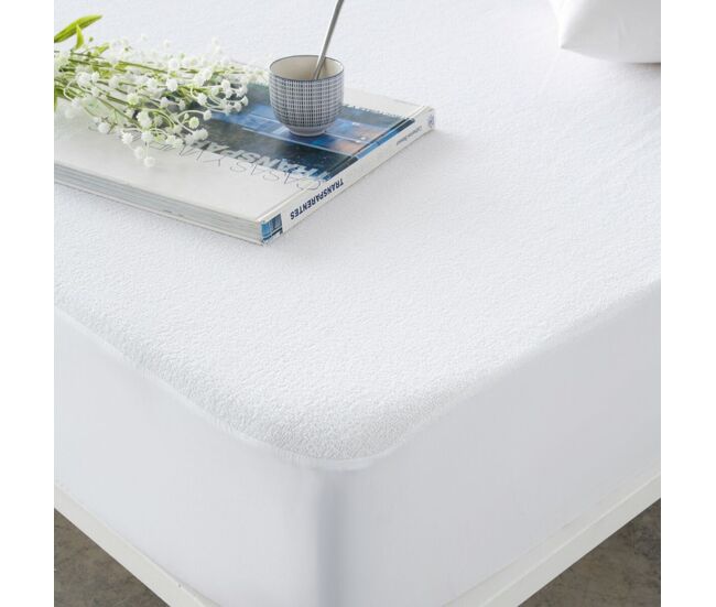 Protetor de colchão anti-alérgico e impermeável para cama de 135 x 190/200 cm